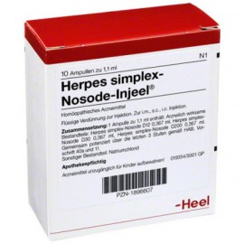 Изображение препарта из Германии: Герпес Симплекс Herpes Simplex Nosode Injeel Ampullen - 50 Шт